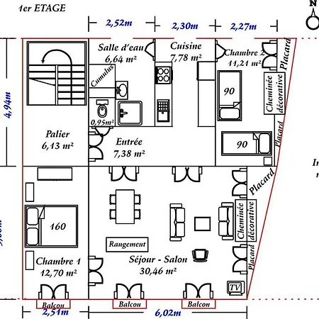 De France - Norwegian Stern Apartament *